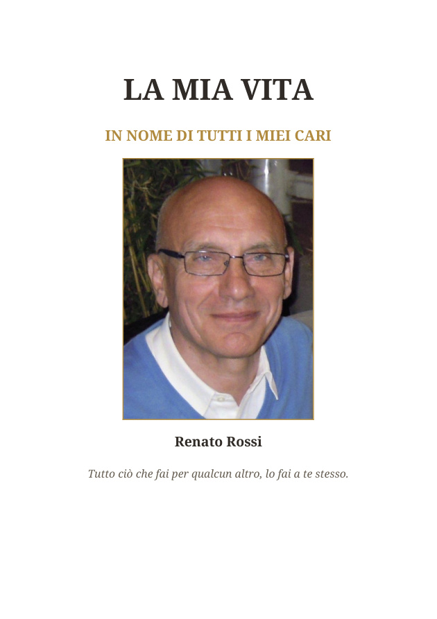 Copertina La mia vita